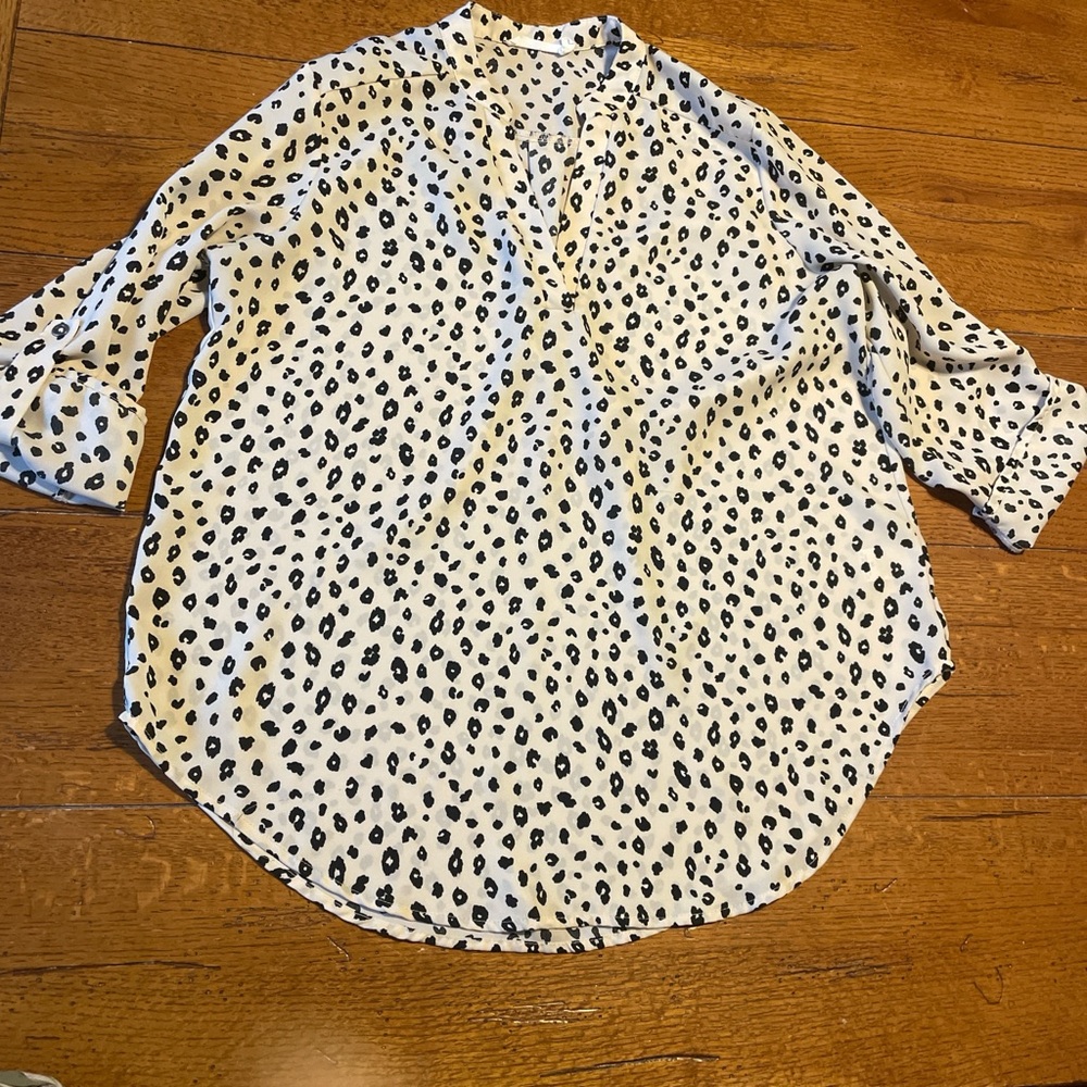 Leopard Print Blouse